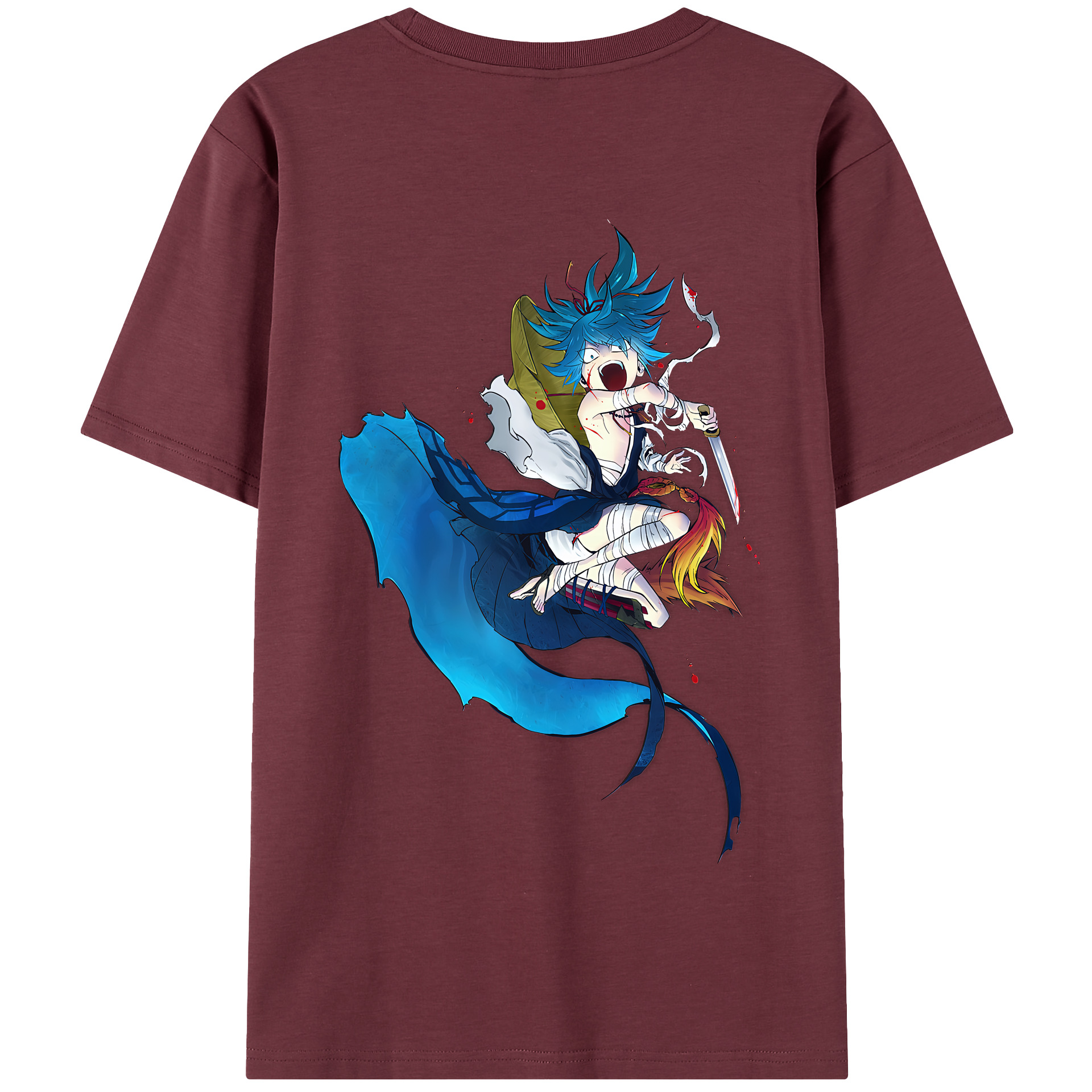 （画像用） 刀剣乱舞 Touken Ranbu 綿100％半袖Tシャツ（背面プリント）